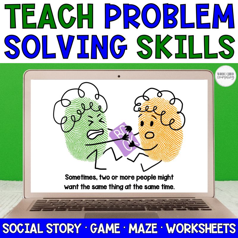 Fingerprint Friends: Teach Conflict Resolution &amp; Problem Solving Skills