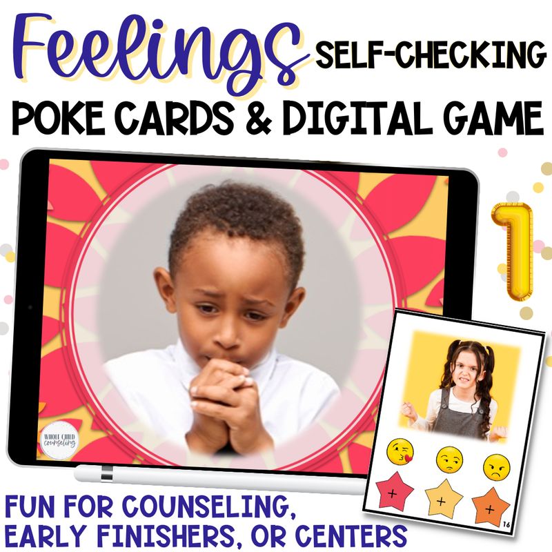 Naming Feelings Digital + Print Interactive Game Set 1