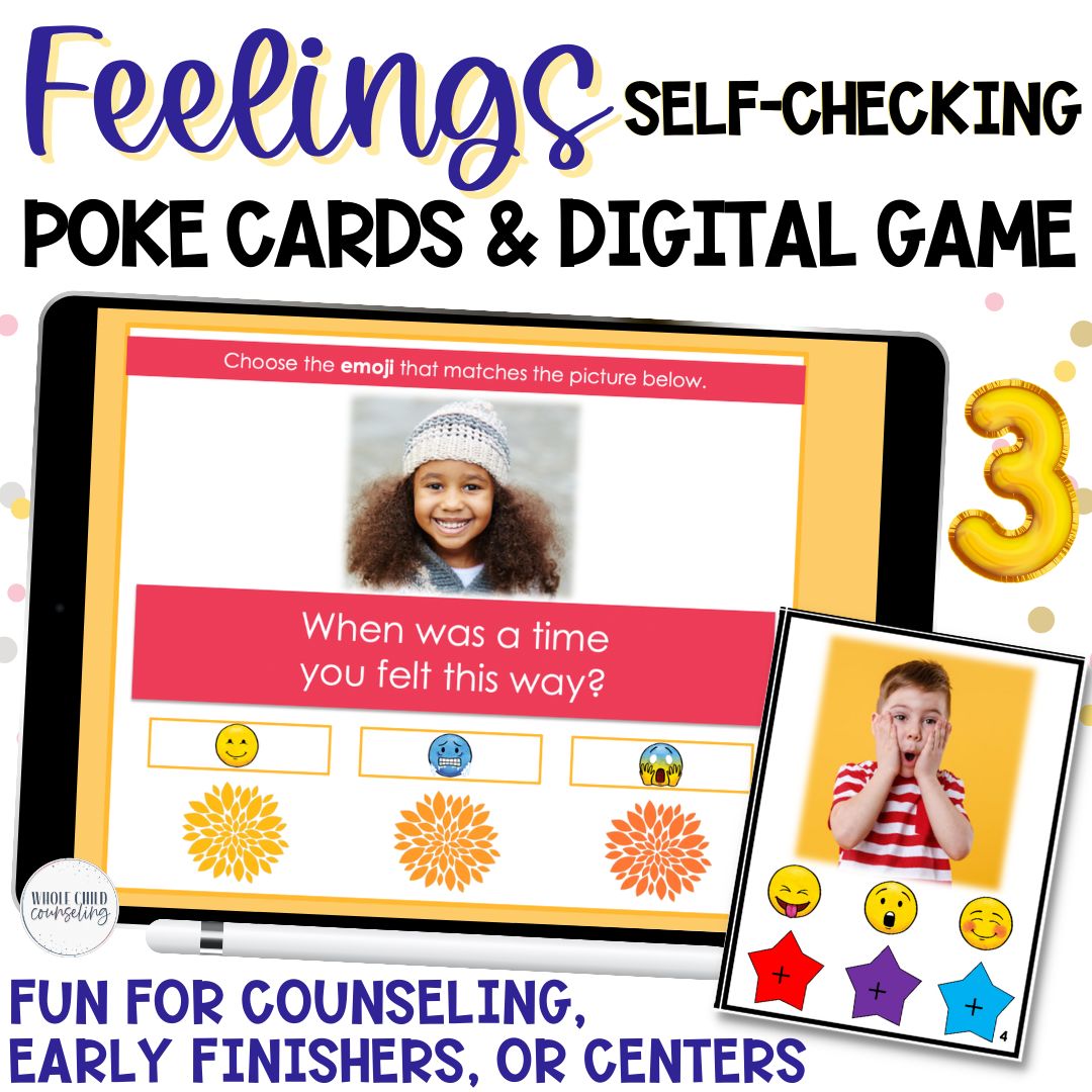 Naming Feelings Digital + Print Interactive Game Set 3