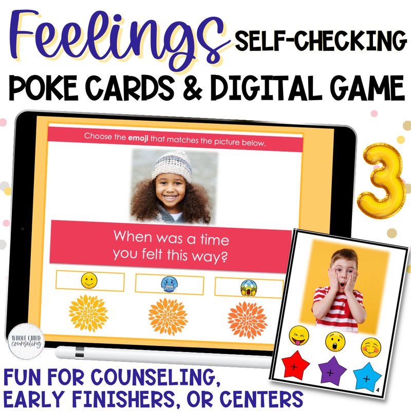Naming Feelings Digital + Print Interactive Game Set 3