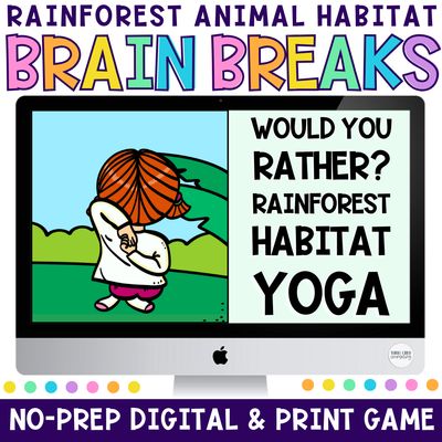 Rainforest Would You Rather Yoga Game | Kids Movement &amp; SEL