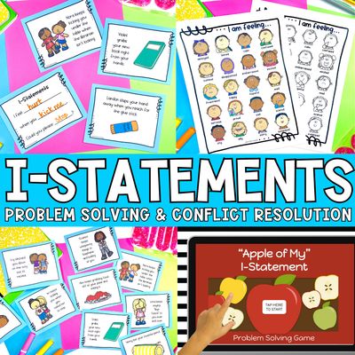 I-Statements Social Skills Game | Conflict Resolution &amp; Problem Solving