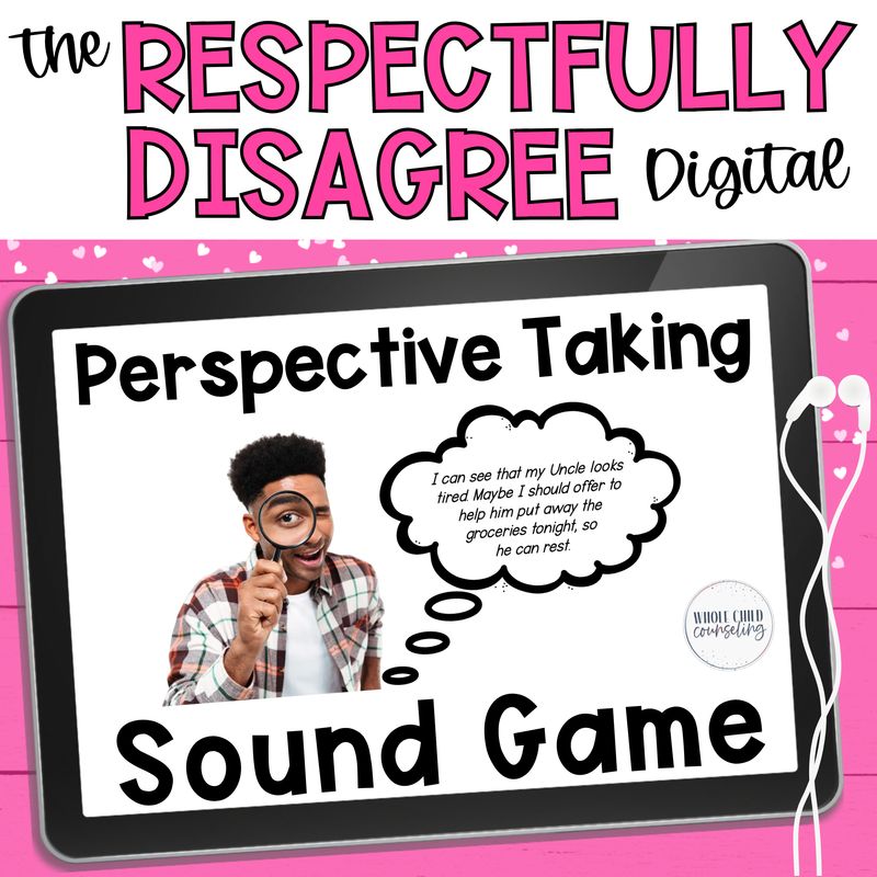 Respectfully Disagree Perspective Taking Sound Game Set #1