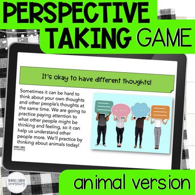 Two Thoughts Perspective Taking Game | Animal Photos, Theory of Mind &amp; Social Skills