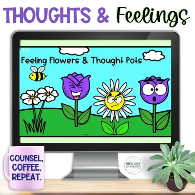 Connecting Thoughts and Feelings CBT Worksheets