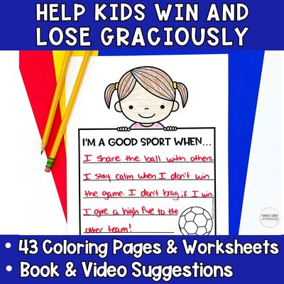 Sportsmanship Social Skills Game Digital and Print Set 2