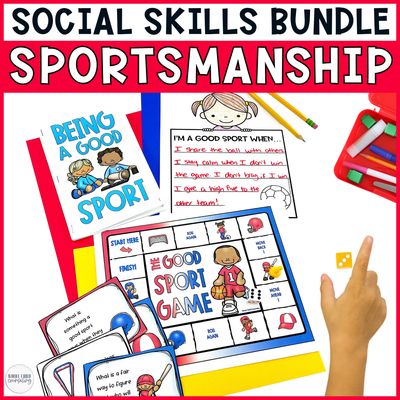 Sportsmanship Social Skills Game Digital and Print Bundle (Sets 1-3)
