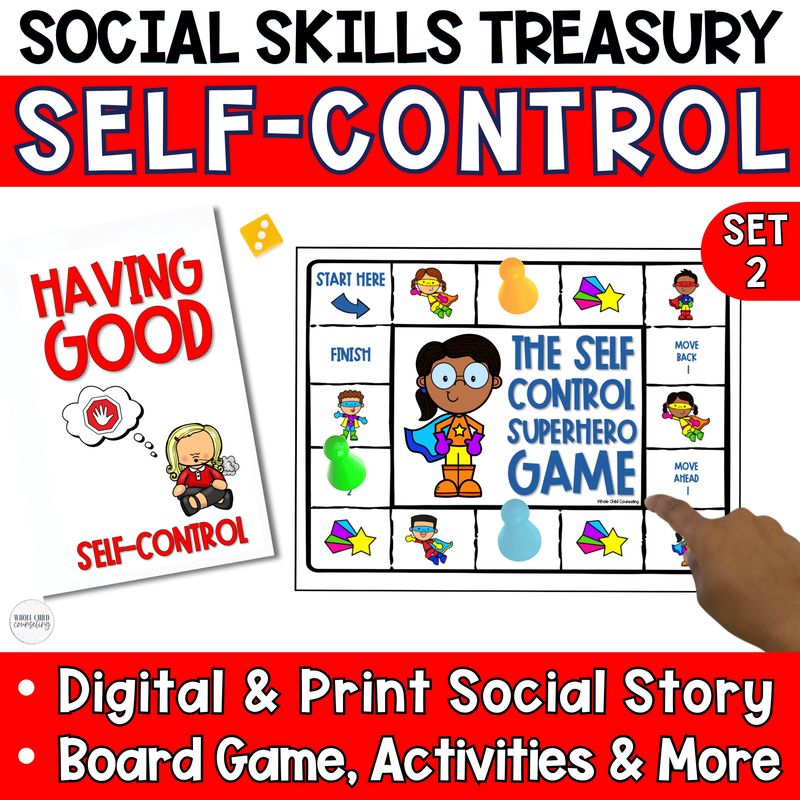 Self-Control Activities Set 2 - Social Skills Treasury
