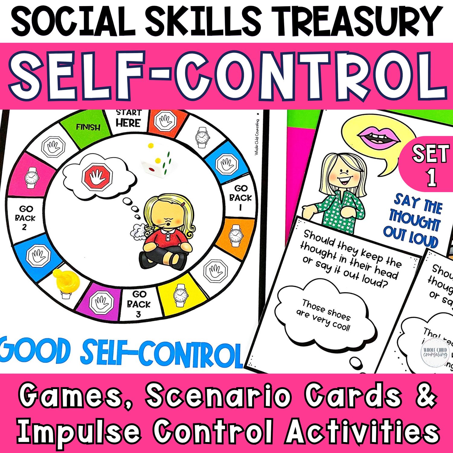 Self-Control Activities Set 1 - Social Skills Treasury