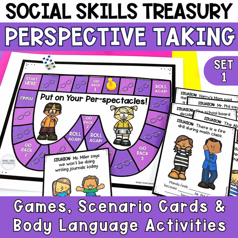 Perspective Taking Game Set 1: Social Skills Treasury