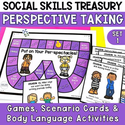 Perspective Taking Social Skills Game | Social Skills Treasury Set 1