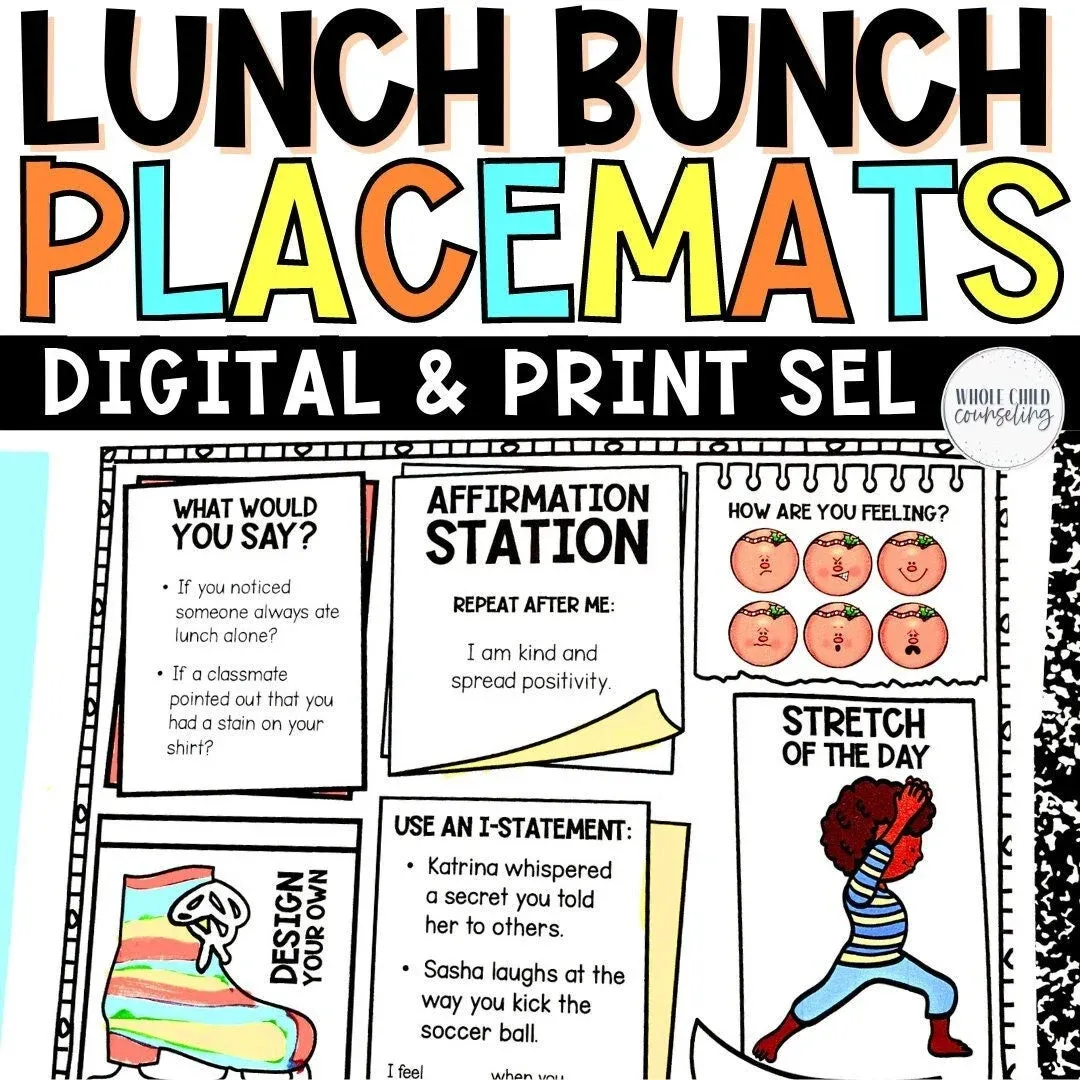 Lunch Bunch No Prep Worksheets (Digital + Print) Set 2