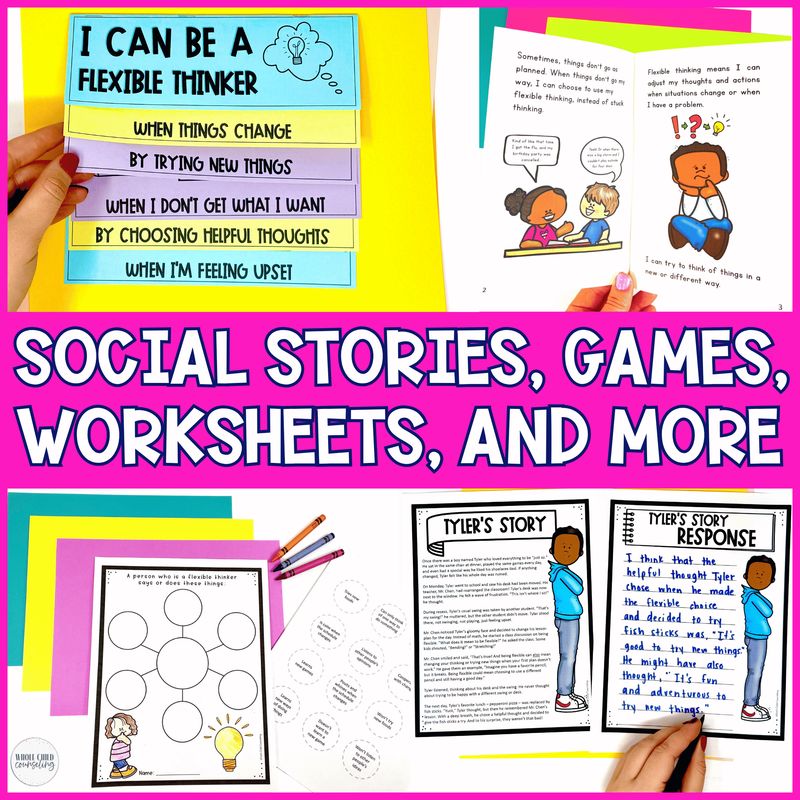 Flexible Thinking Social Skills Treasury Bundle (Sets 1-3)