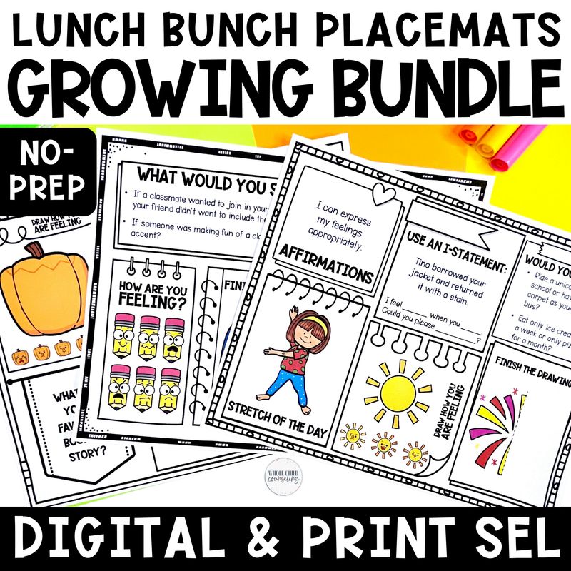 Lunch Bunch Placements Growing Bundle