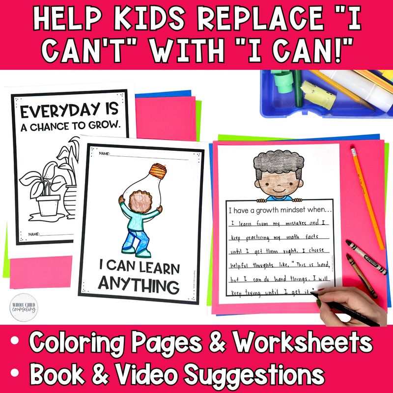 I Can Have a Growth Mindset Social Story and Game Set 2