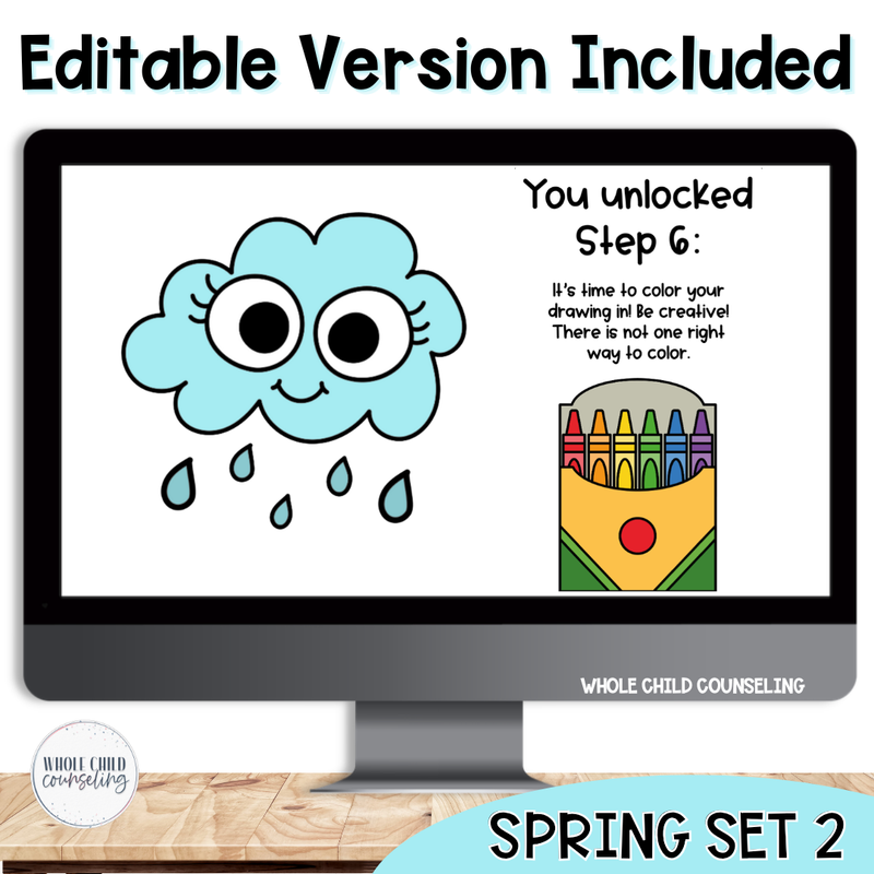 SEL Directed Drawing Spring Set 2: Problem Solving and Communication Skills