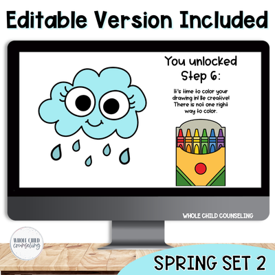 Spring SEL Directed Drawing Set 2 | Problem Solving &amp; Communication Set 2
