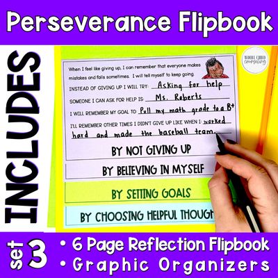 Perseverance &amp; Grit Social Skills Activities | Social Skills Treasury Set 3
