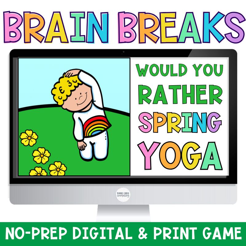 Spring Would You Rather Yoga Game