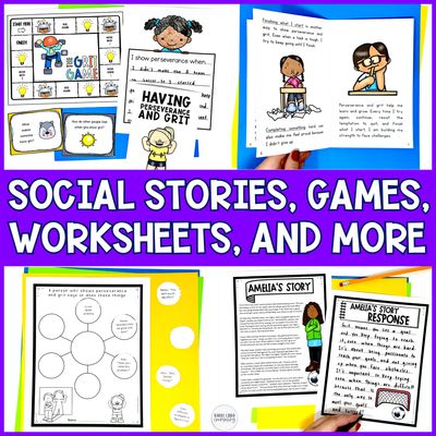 Perseverance and Grit Social Skills Bundle