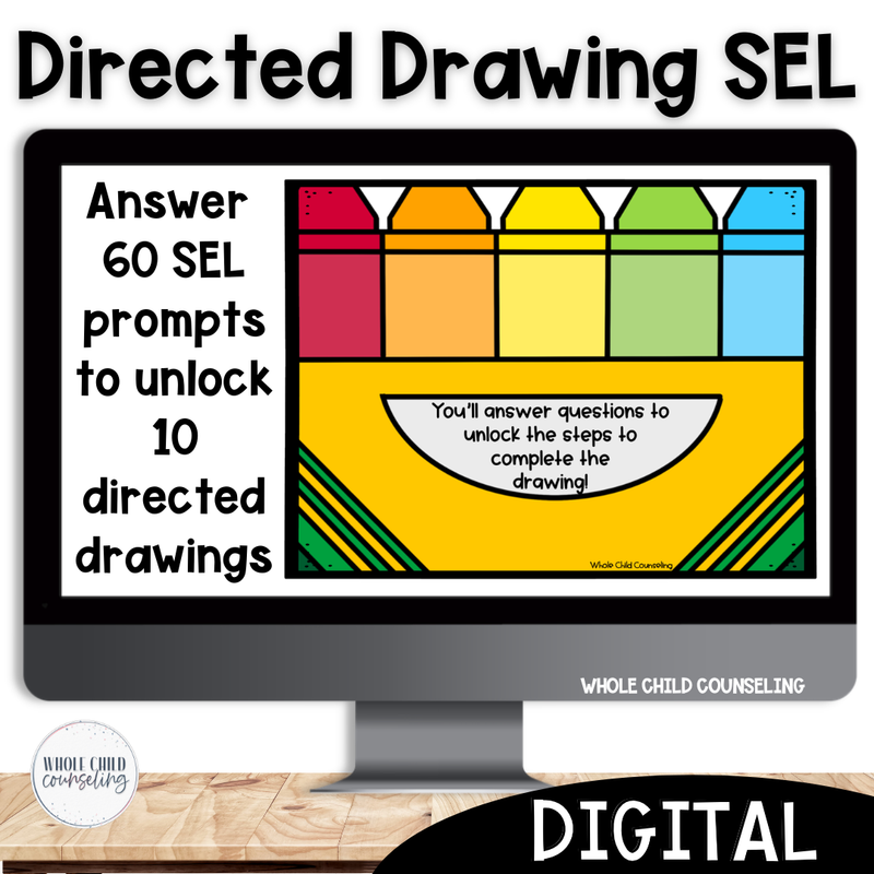 Spring Social Emotional Directed Drawing Bundle