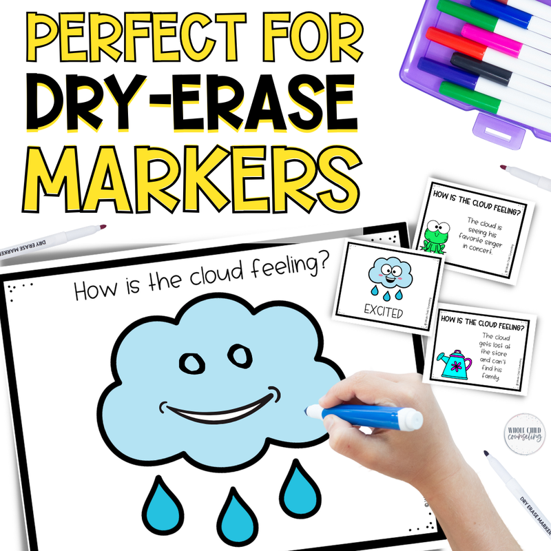 Spring Feelings Play Dough and Drawing Mats