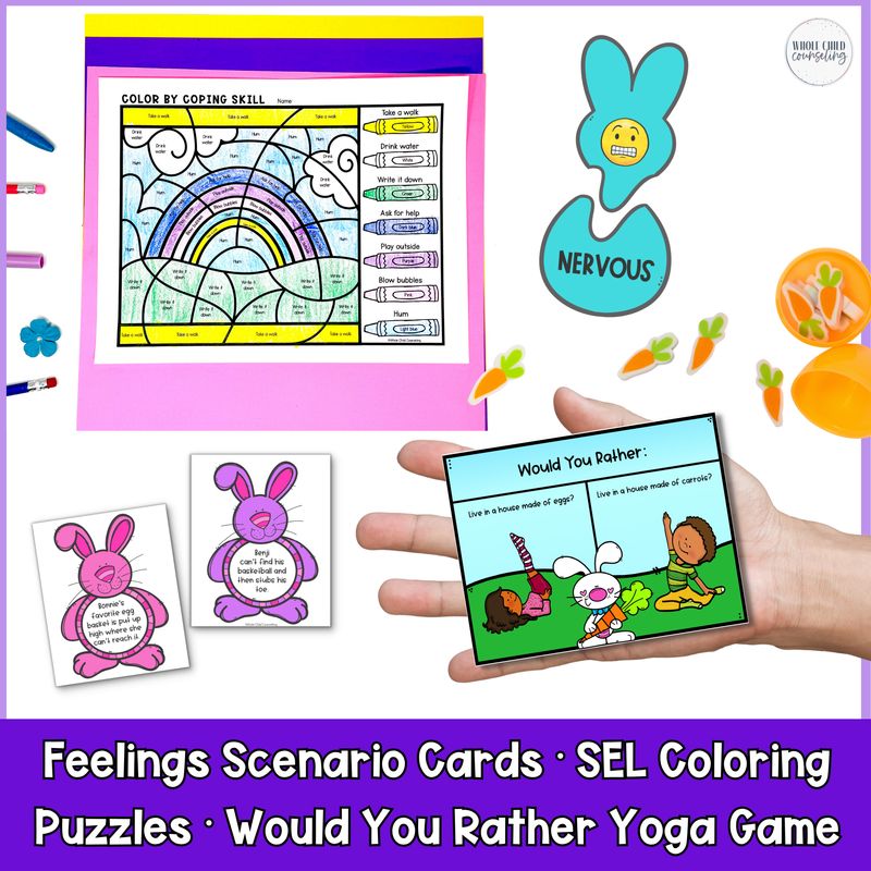 Easter and Spring Counseling and SEL Bundle