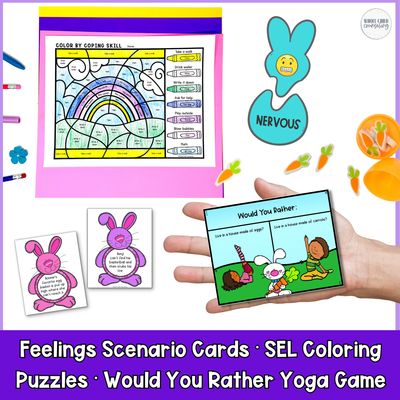 Easter Counseling + Social Emotional Learning Bundle