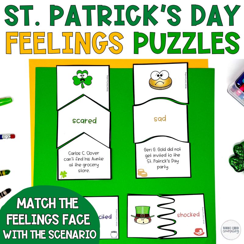 St. Patrick's Day Feelings Puzzles