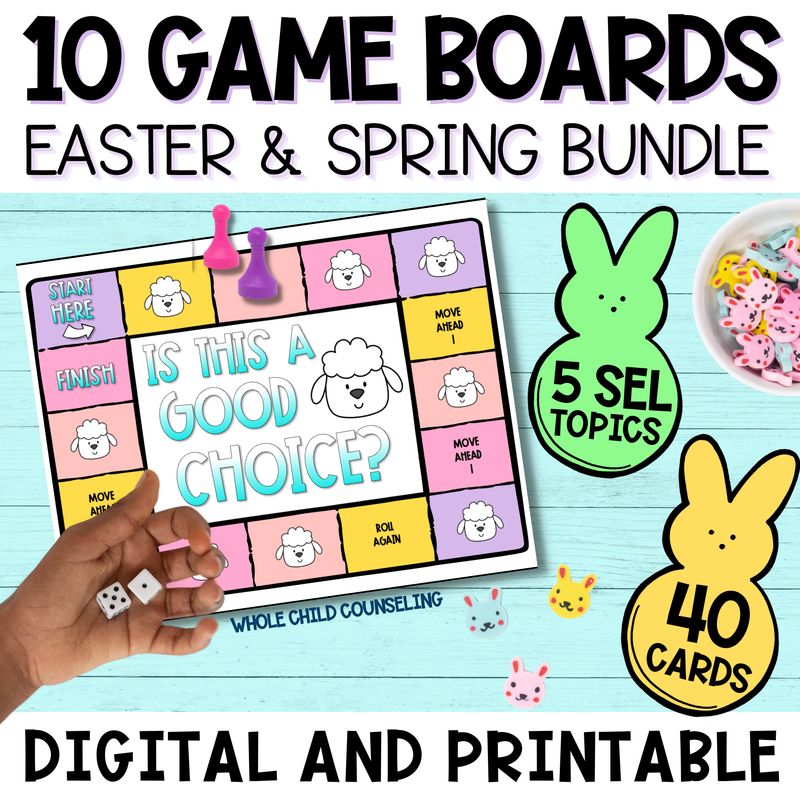Easter and Spring Game Boards