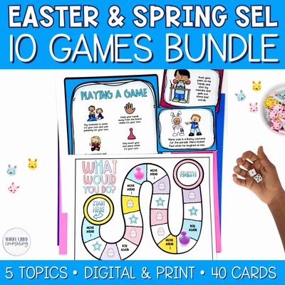 10 Easter and Spring Game Boards (Digital + Print)