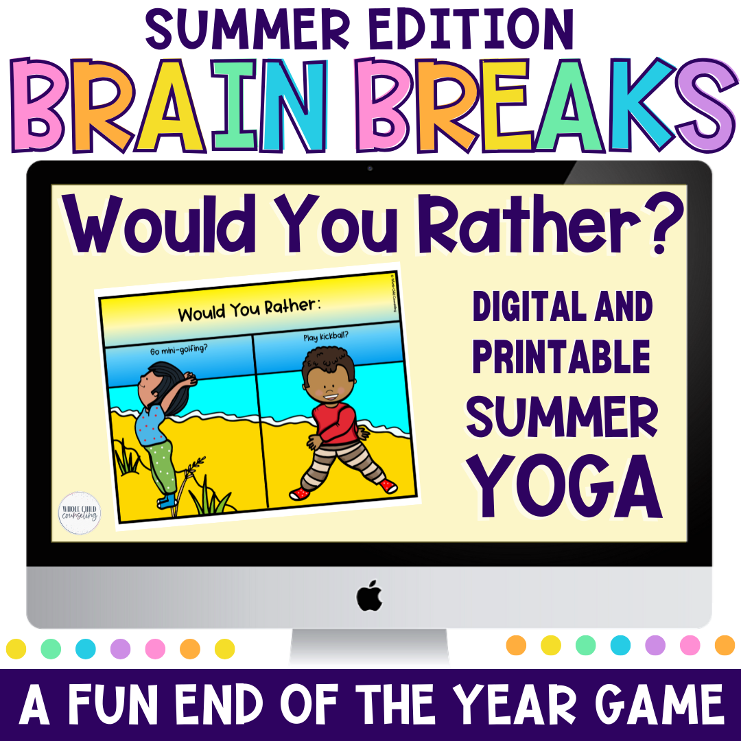 Summer Would You Rather Yoga Game: Kids Brain Breaks