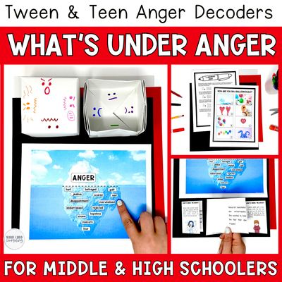 The Anger Iceberg to Explore Feelings Underneath Anger | Anger Decoders Curriculum Lesson 6