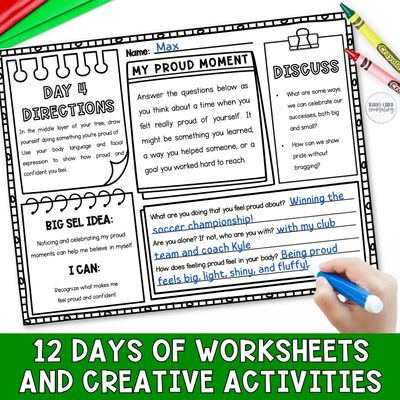 12 Days of Christmas Countdown SEL Activities