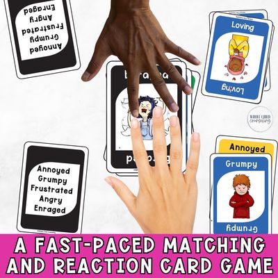 Levels of Anger Fast Tap Card Game | Anger Management &amp; SEL