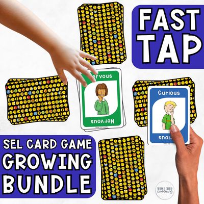 Fast Tap Slap SEL Card Games Growing Bundle (Digital + Print)