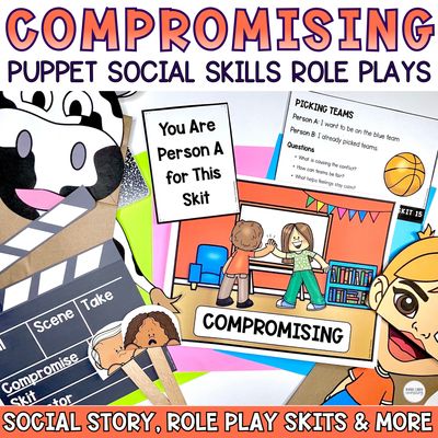 Compromise Puppet Social Problem Solving Conflict Resolution Role Play Scenarios