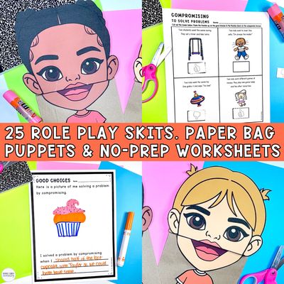 Compromise Puppet Social Problem Solving Conflict Resolution Role Play Scenarios