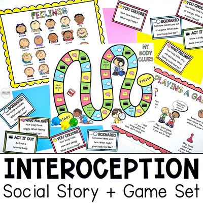 Interoception Body Sensations/Signals Social Story + Game