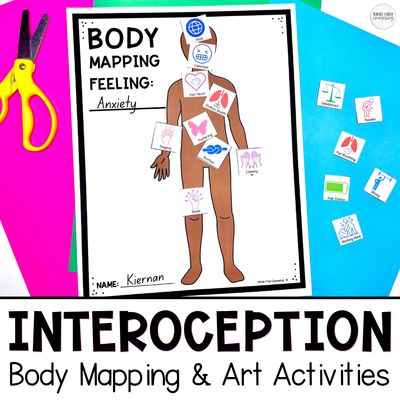 Interoception Worksheets + Body Mapping Activities