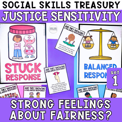 Justice Sensitivity Activities Set 1 | Social Skills Treasury