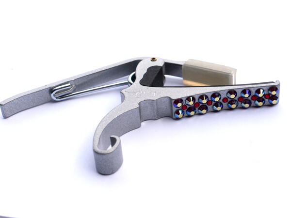 Deana-bling Silver Kyser Capo with Swarovski sparkling crystals Deana-bling Silver Kyser Capo with Swarovski sparkling crystals