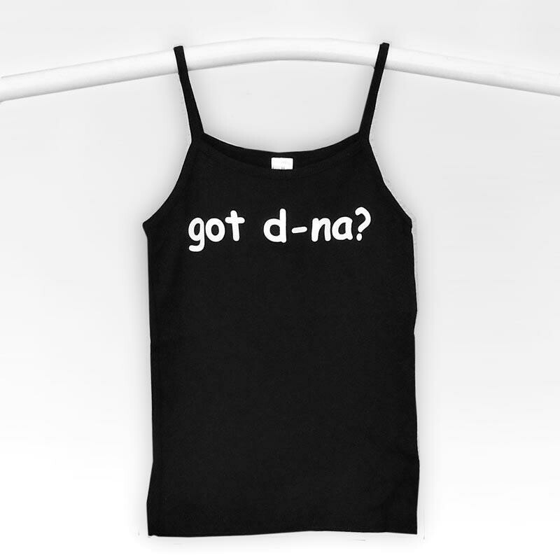 Got d-na? Girls Tank - Black - MEDIUM Got d-na? Girls Tank - Black - MEDIUM