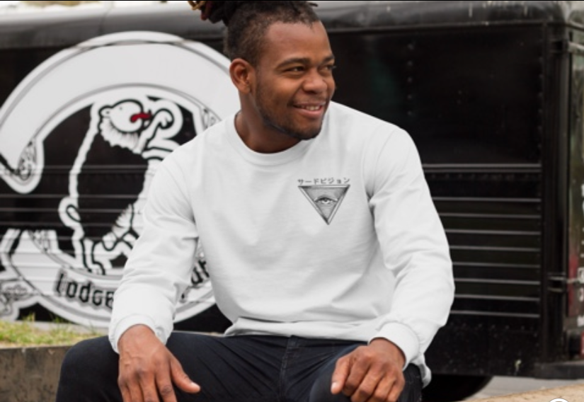 White long sleeve Third Vision