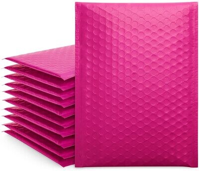 6X10 Bubble Mailer (Hot Pink)