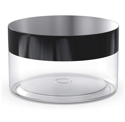 4oz Low Profile Jar (Black Top)