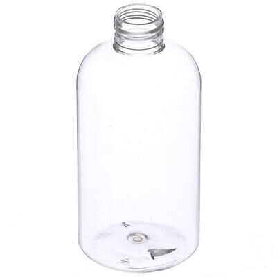8oz Boston Round Bottle (White Disc Cap)