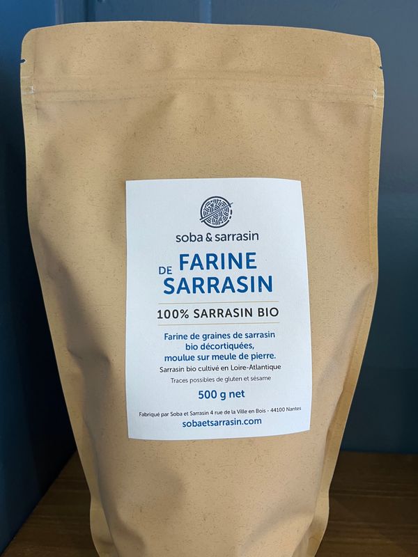 Farine de sarrasin bio sans gluten 500 g