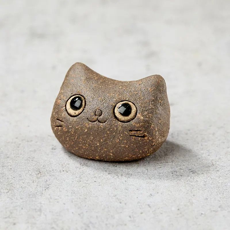 Repose Baguettes artisanal, Tête de chat