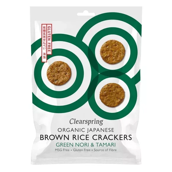 Crackers de riz bio - Nori &amp; tamari 40g